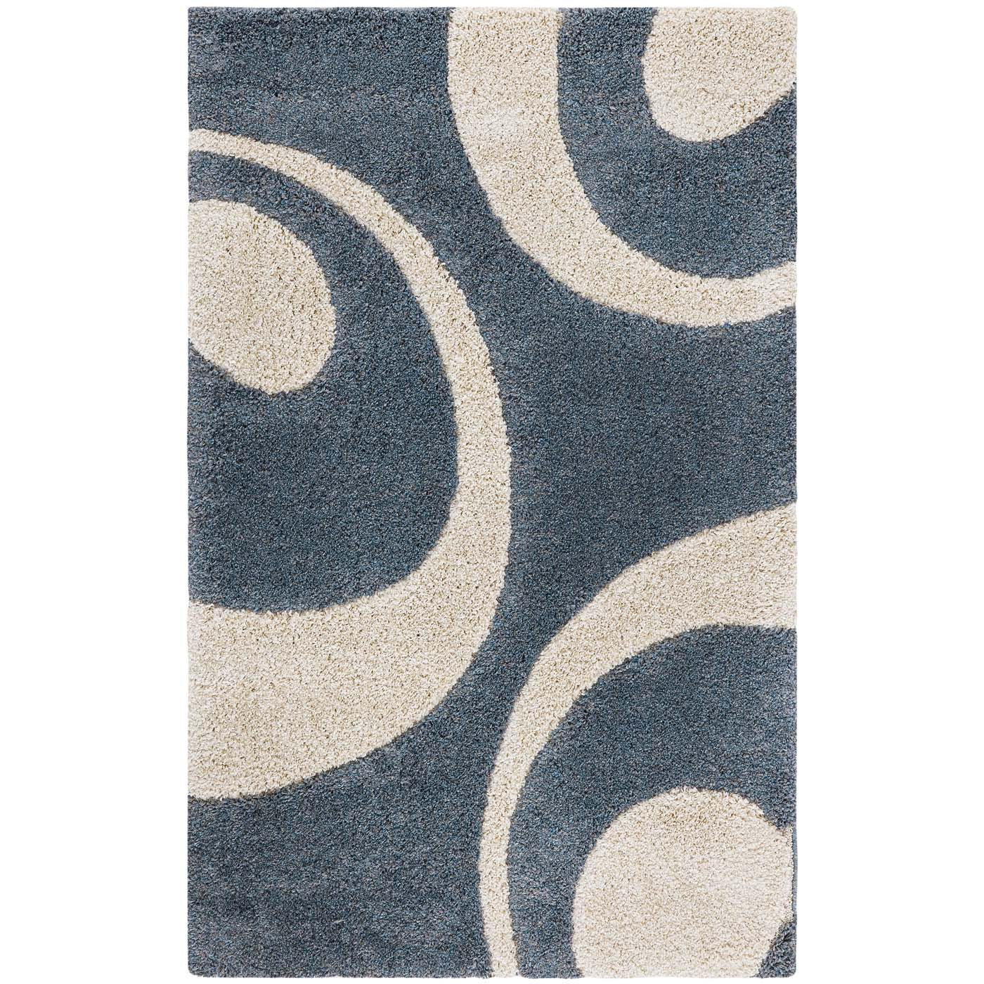 Safavieh Shag 74- Rug, SG474- - Slate / Ivory