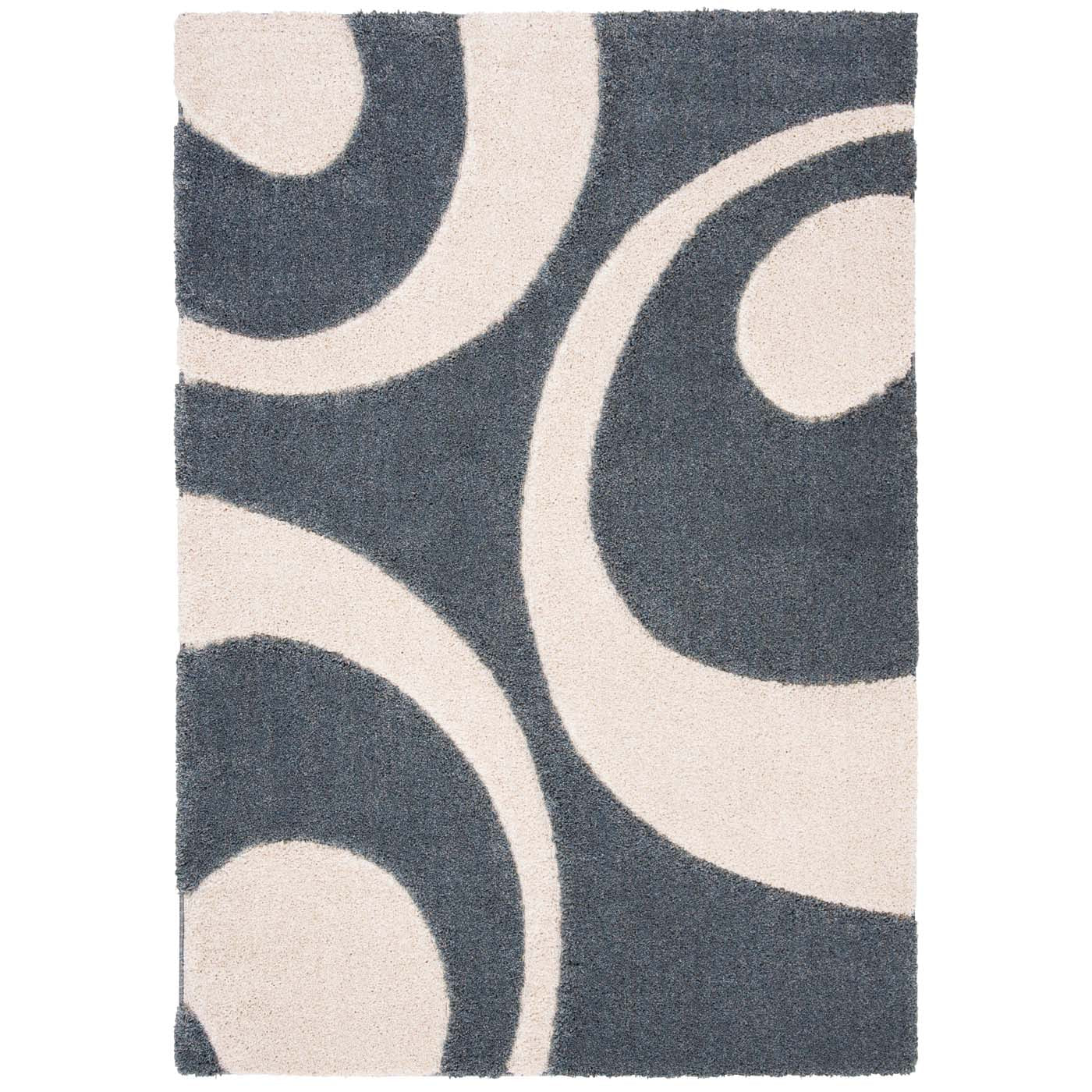 Safavieh Shag 74- Rug, SG474- - Slate / Ivory