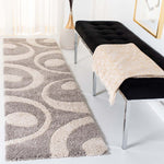 Safavieh Shag 74- Rug, SG474- - Grey / Ivory