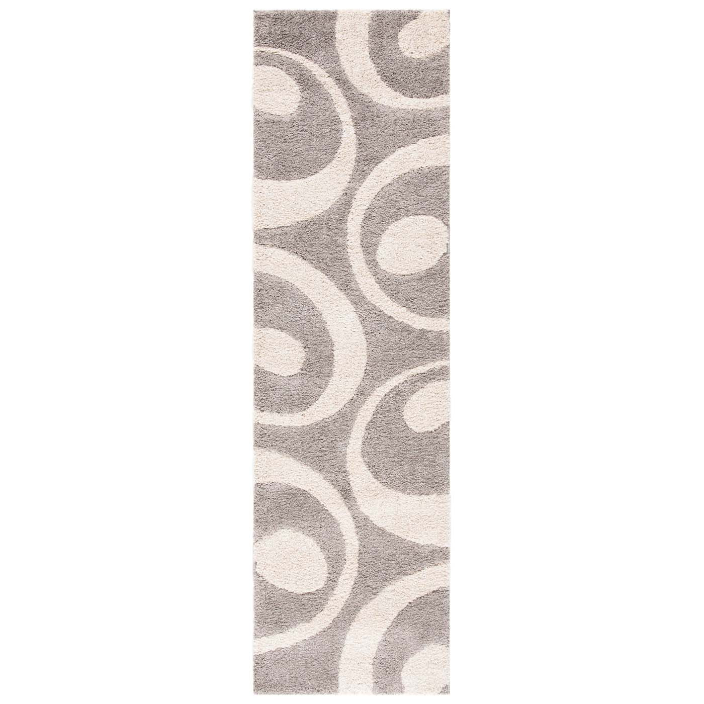 Safavieh Shag 74- Rug, SG474- - Grey / Ivory