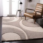 Safavieh Shag 74- Rug, SG474- - Grey / Ivory