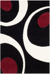 Safavieh Shag 74- Rug, SG474- - Black / Ivory