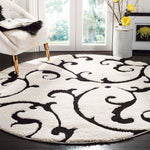 Safavieh Shag 76- Rug, SG476- - Ivory / Black