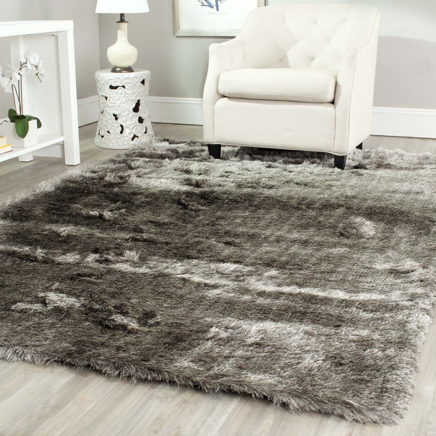 Safavieh Shag 511 Rug, SG511 - Silver