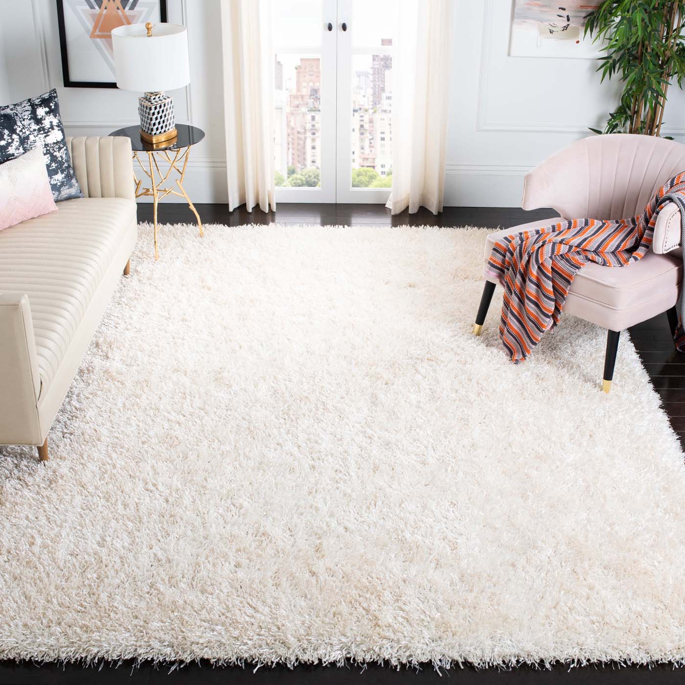 Safavieh Shag 31- Rug, SG531- - Off White / Off White