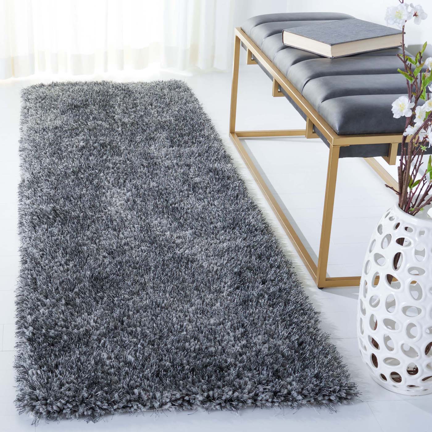 Safavieh Shag 32 Rug, SG532 - Dark Grey