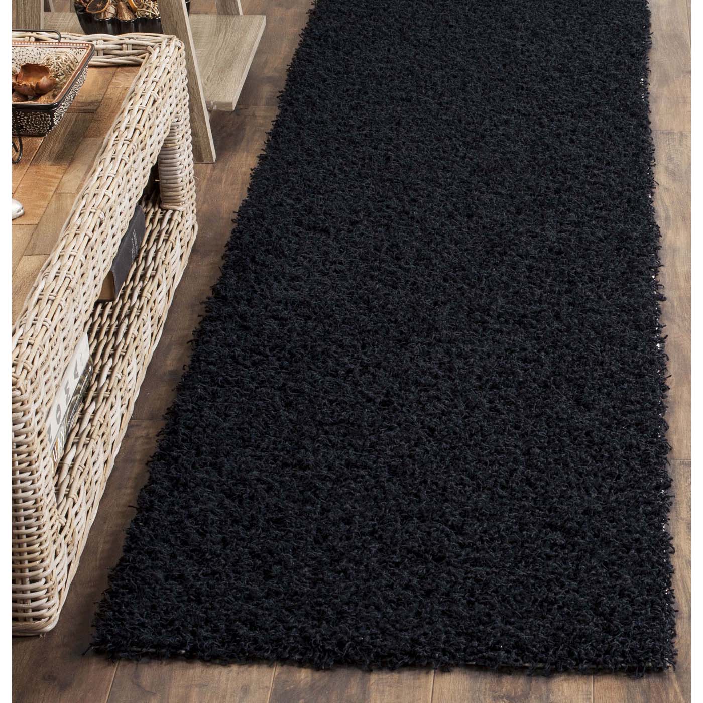 Safavieh Monterey Shag 51 Rug, SG851 - Black