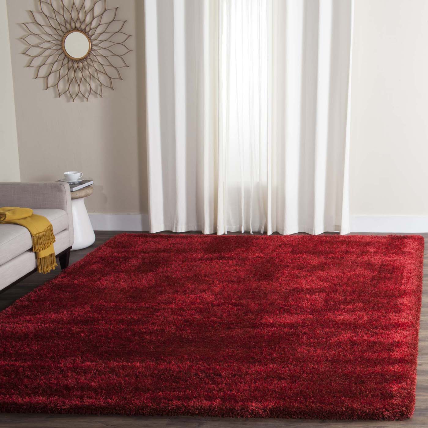 Safavieh Charlotte Shag 720 Rug, SGC720 - Red