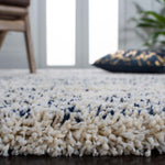 Safavieh Hudson Shag 295 Rug, SGH295 - Ivory / Navy