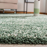 Safavieh Hudson Shag 295 Rug, SGH295 - Green / Ivory