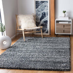 Safavieh Hudson Shag 295 Rug, SGH295 - Dark Grey / Ivory