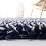 Safavieh Hudson Shag 295 Rug, SGH295 - Navy / Ivory