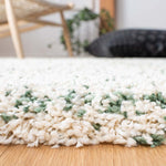 Safavieh Hudson Shag 295 Rug, SGH295 - Ivory / Green