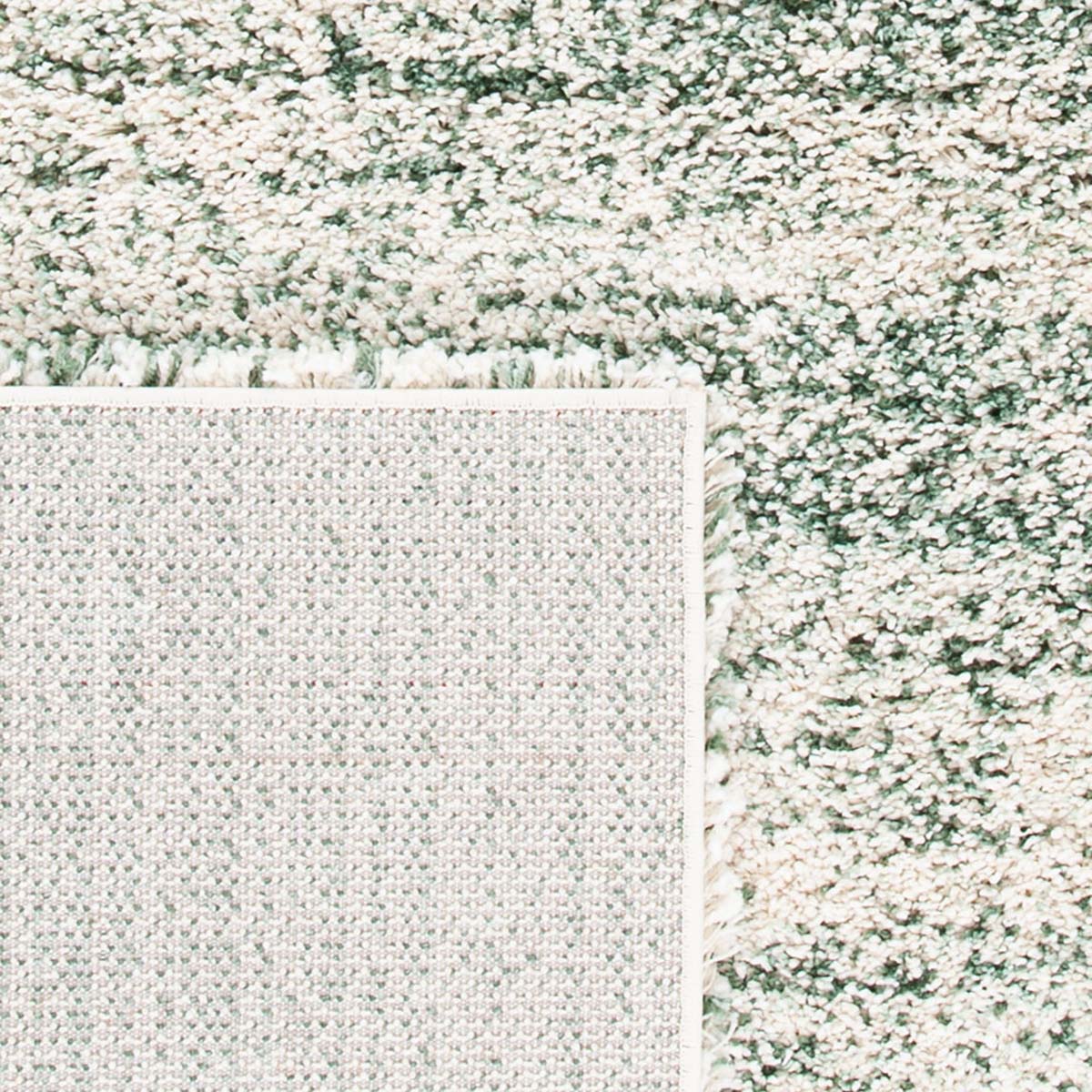 Safavieh Hudson Shag 295 Rug, SGH295 - Ivory / Green