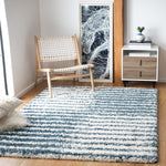 Safavieh Hudson Shag 298 Rug, SGH298 - Ivory / Slate Blue