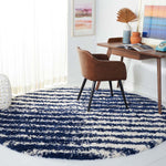 Safavieh Hudson Shag 298 Rug, SGH298 - Navy / Ivory