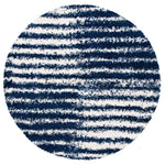 Safavieh Hudson Shag 298 Rug, SGH298 - Navy / Ivory