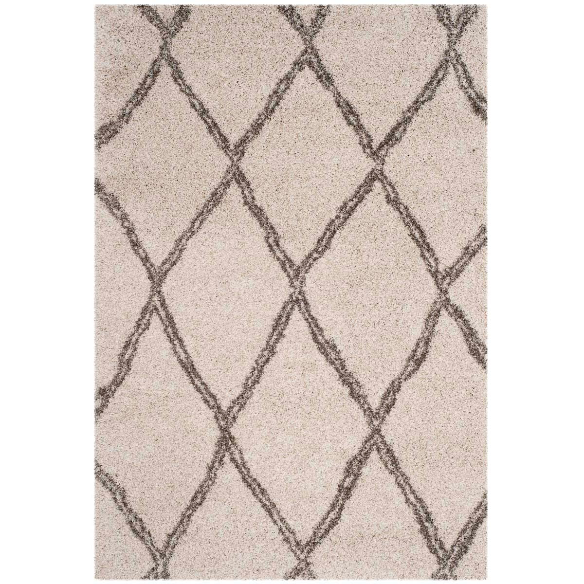 Safavieh Hudson Shag 329 Rug, SGH329 - Ivory / Grey