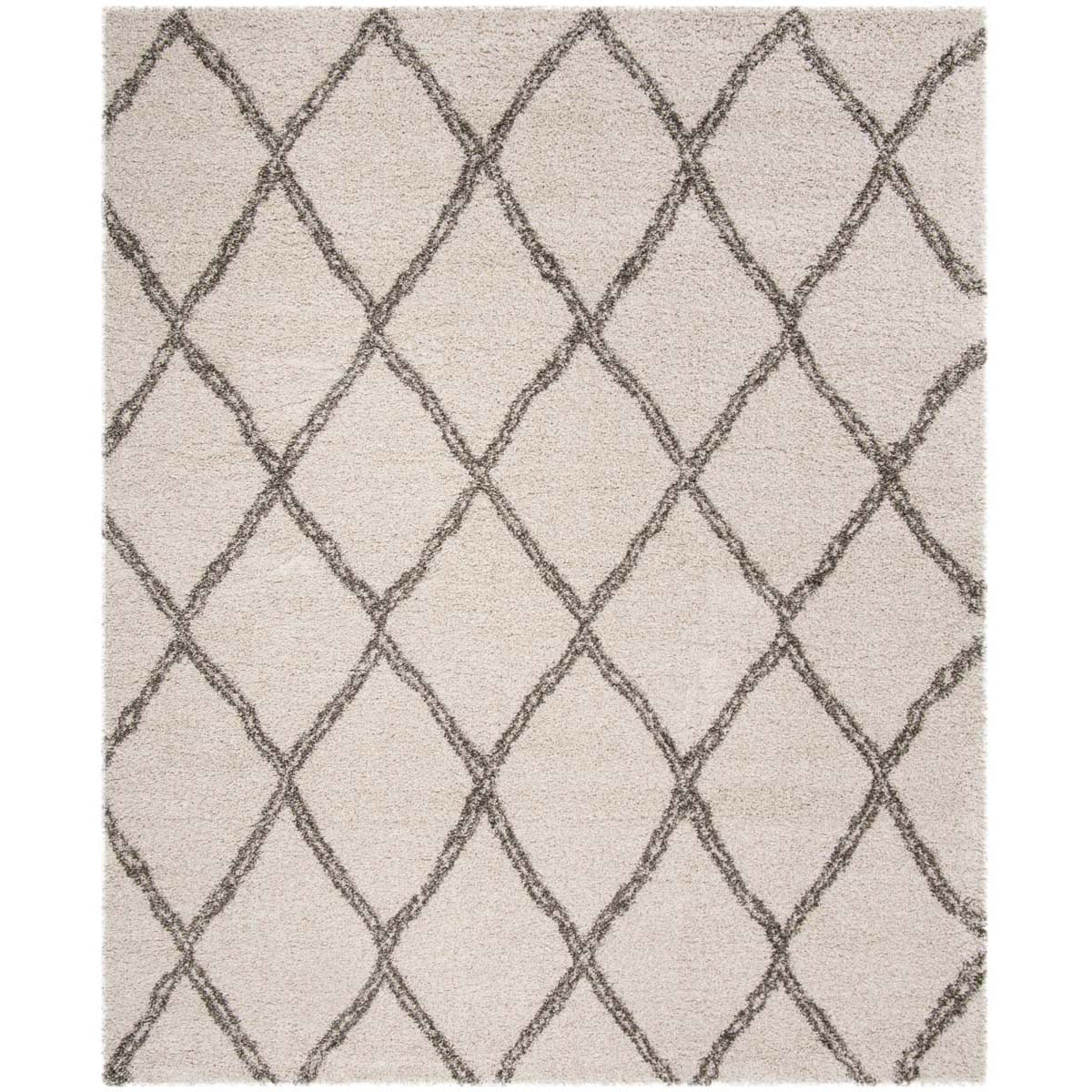 Safavieh Hudson Shag 329 Rug, SGH329 - Ivory / Grey