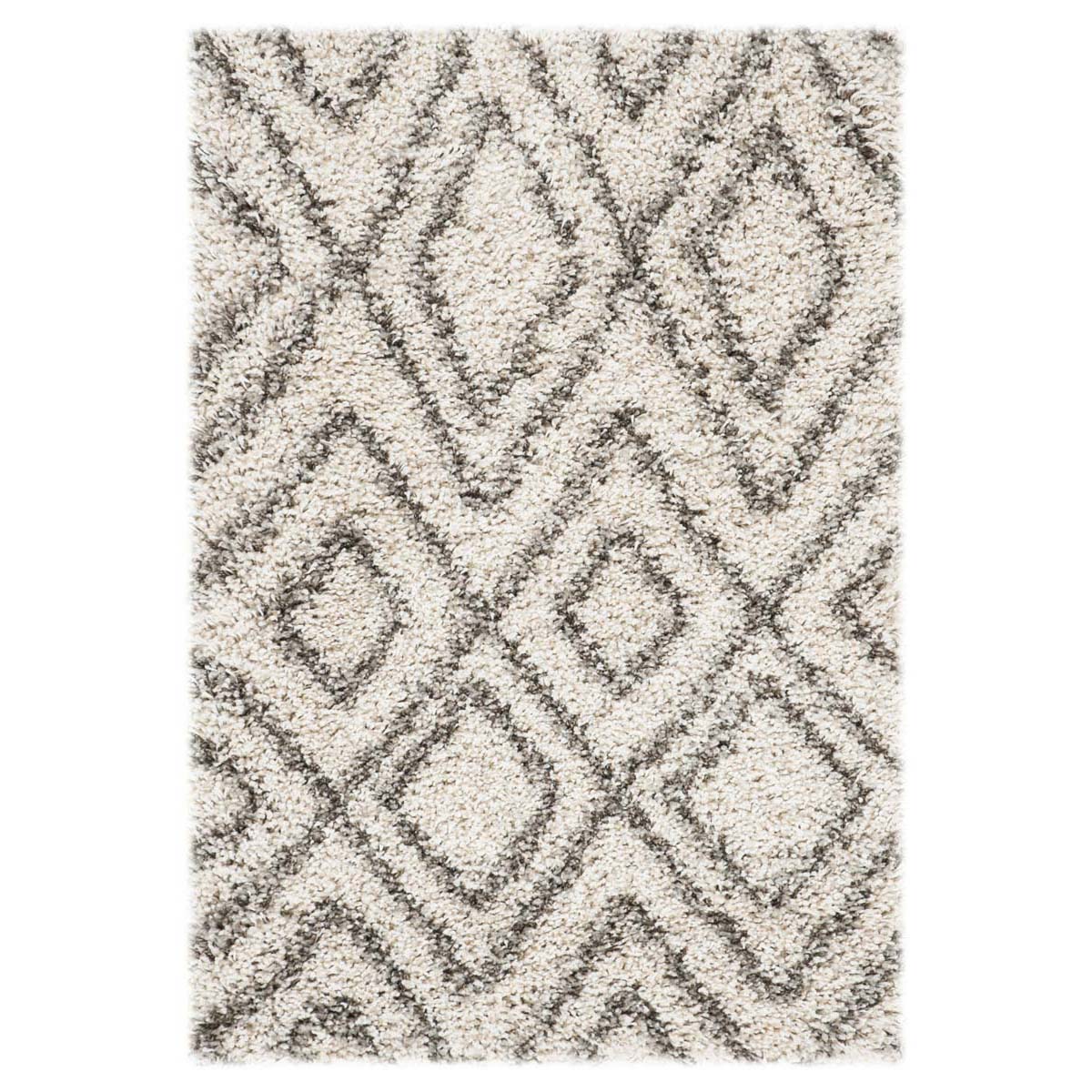 Safavieh Hudson Shag 332 Rug, SGH332 - Ivory / Grey