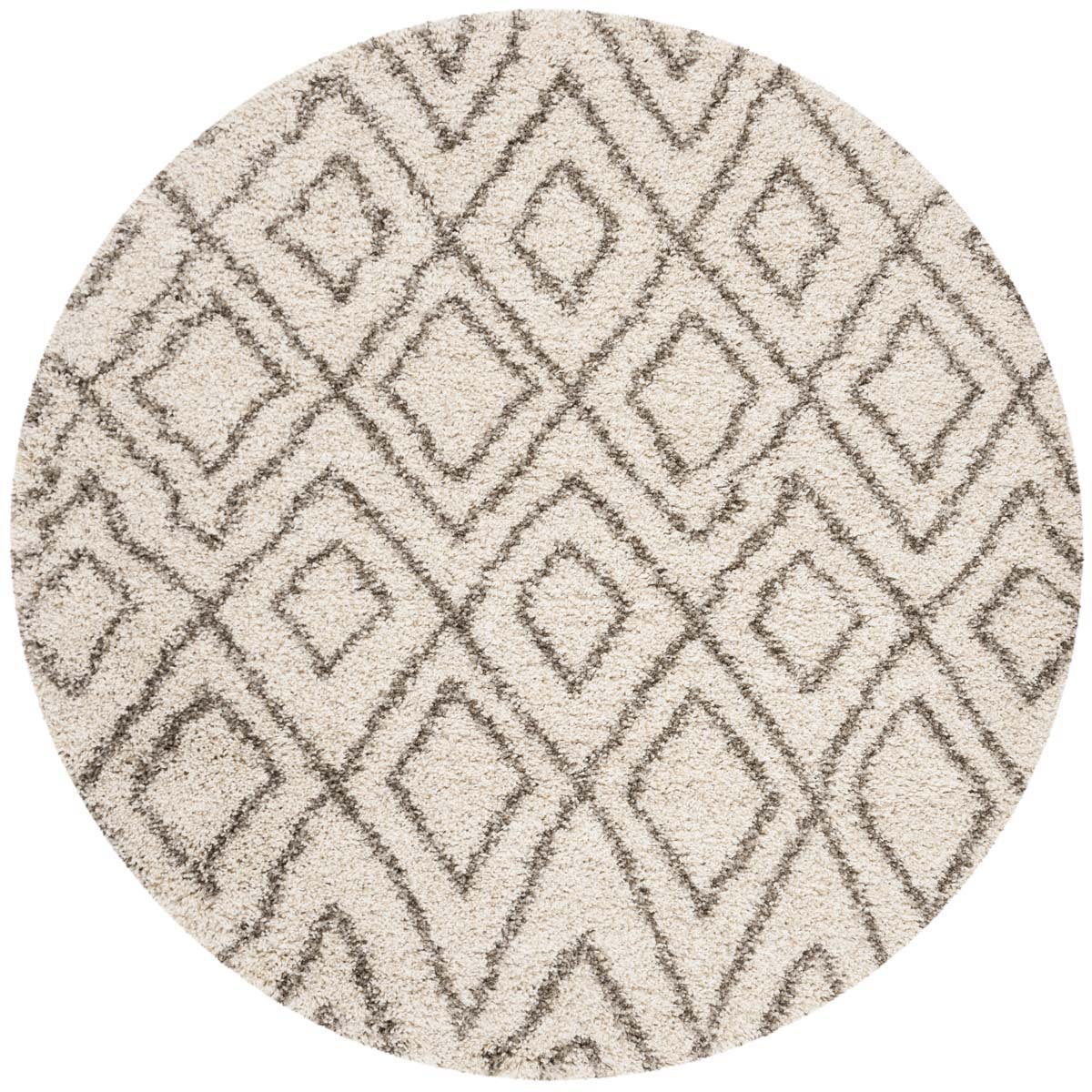 Safavieh Hudson Shag 332 Rug, SGH332 - Ivory / Grey