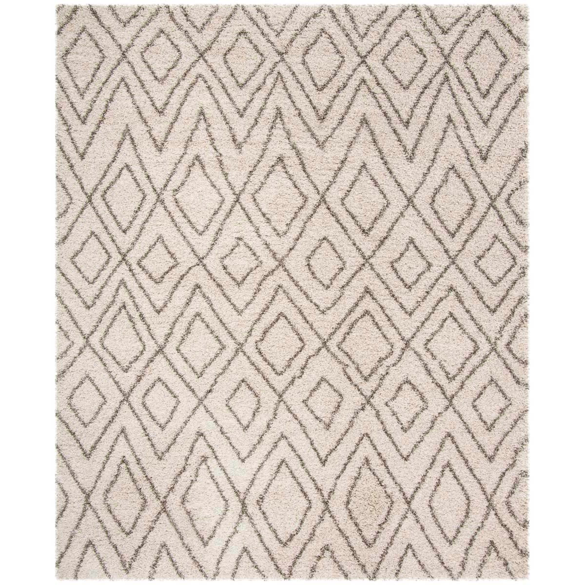 Safavieh Hudson Shag 332 Rug, SGH332 - Ivory / Grey