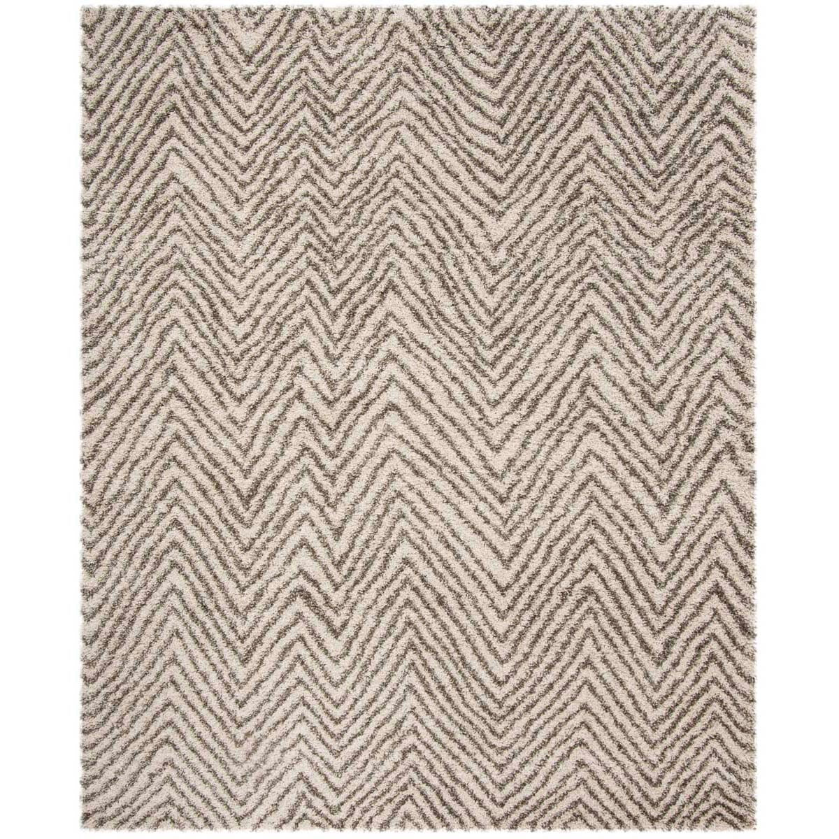 Safavieh Hudson Shag 375 Rug, SGH375 - Ivory / Grey