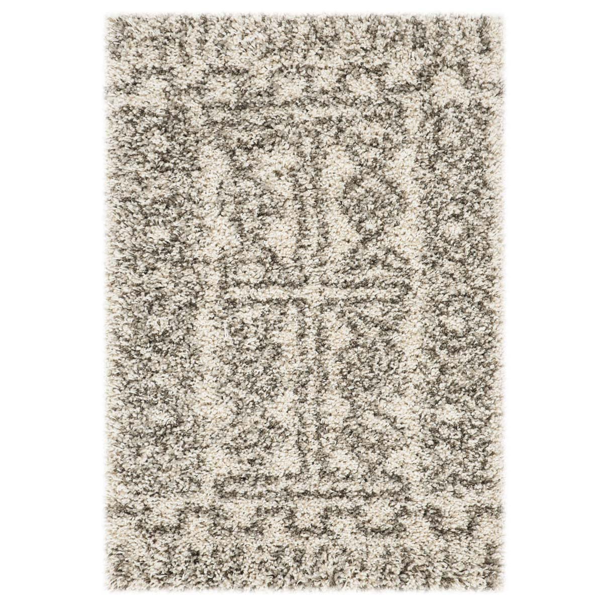 Safavieh Hudson Shag 376 Rug, SGH376 - Ivory / Grey