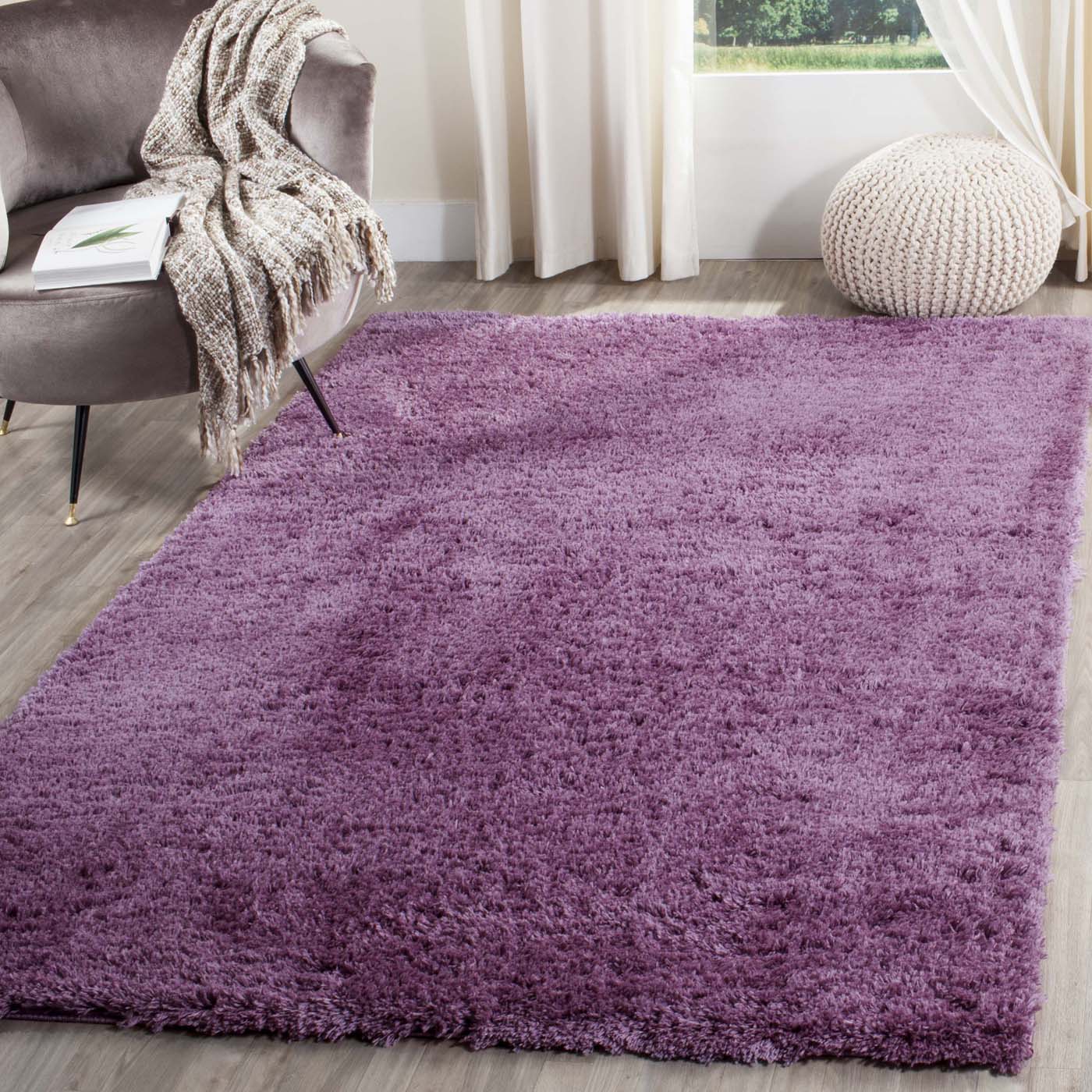 Safavieh Indie Shag 320 Rug, SGI320 - Purple