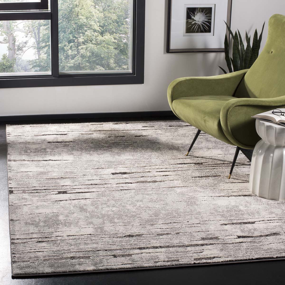 Safavieh Spirit 100 124 Rug, SPR124 - Grey / Dark Grey