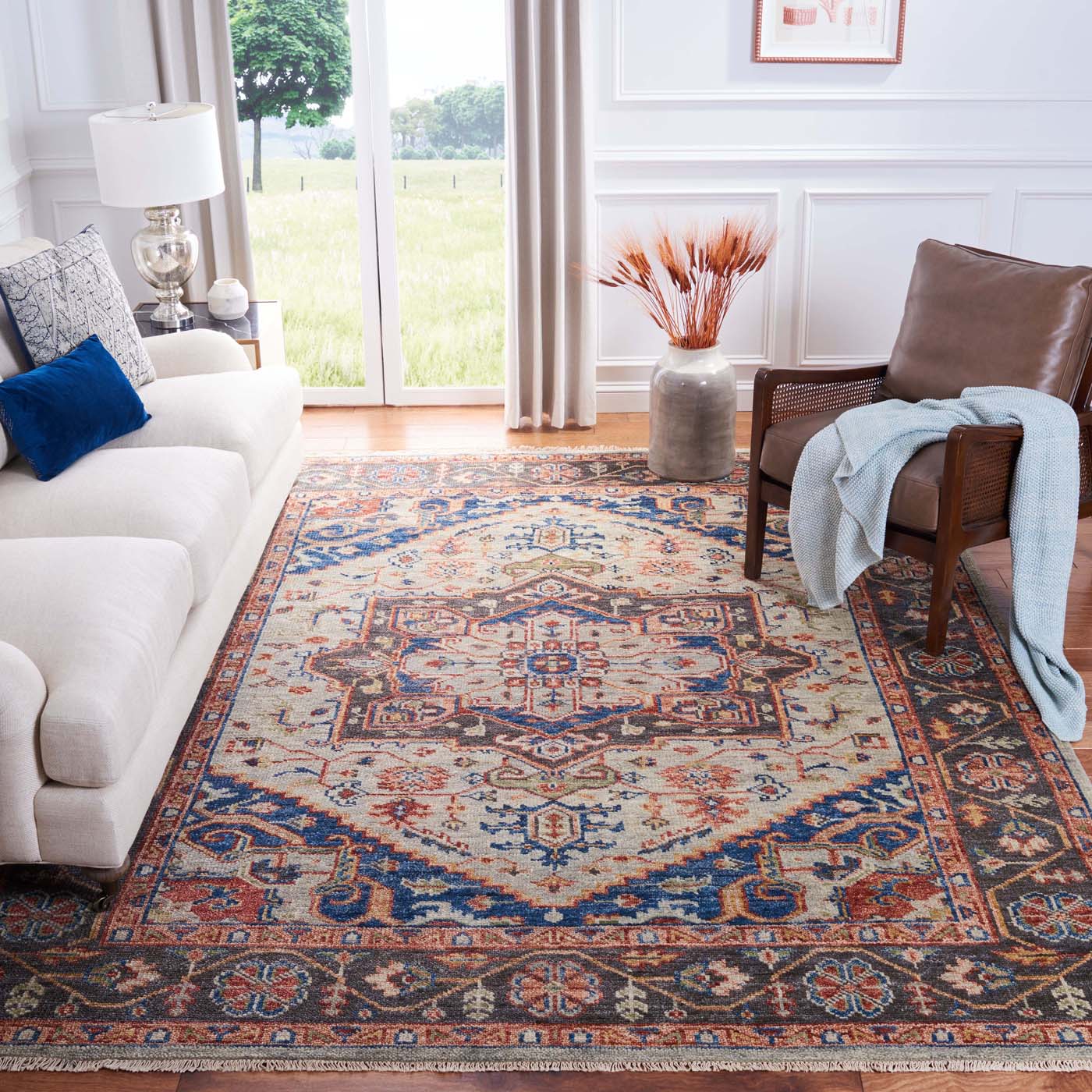 Safavieh Samarkand 101 Rug, SRK101 - Grey / Charcoal