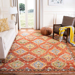 Safavieh Samarkand 100 105 Rug, SRK105 - Rust / Brown