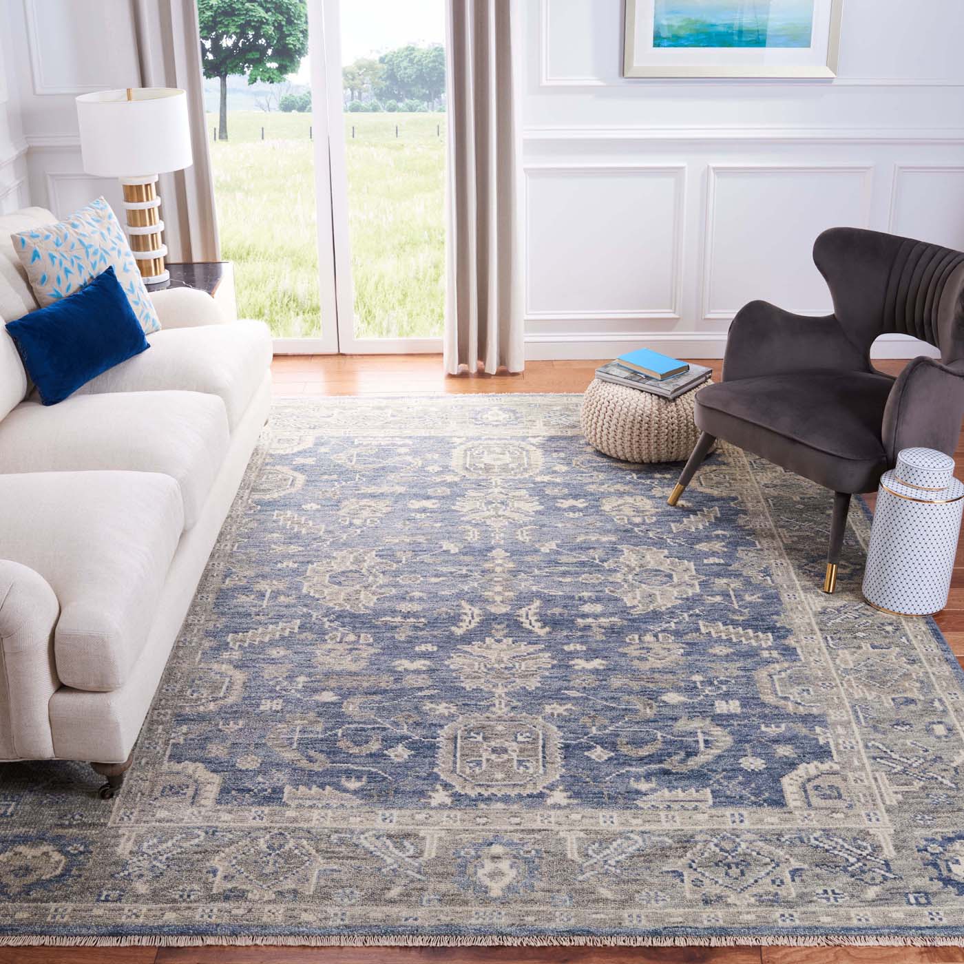 Safavieh Samarkand 109 Rug, SRK109 - Blue / Grey