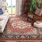 Safavieh Samarkand 100 114 Rug, SRK114 - Rust / Charcoal