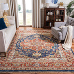 Safavieh Samarkand 100 114 Rug, SRK114 - Navy / Rust