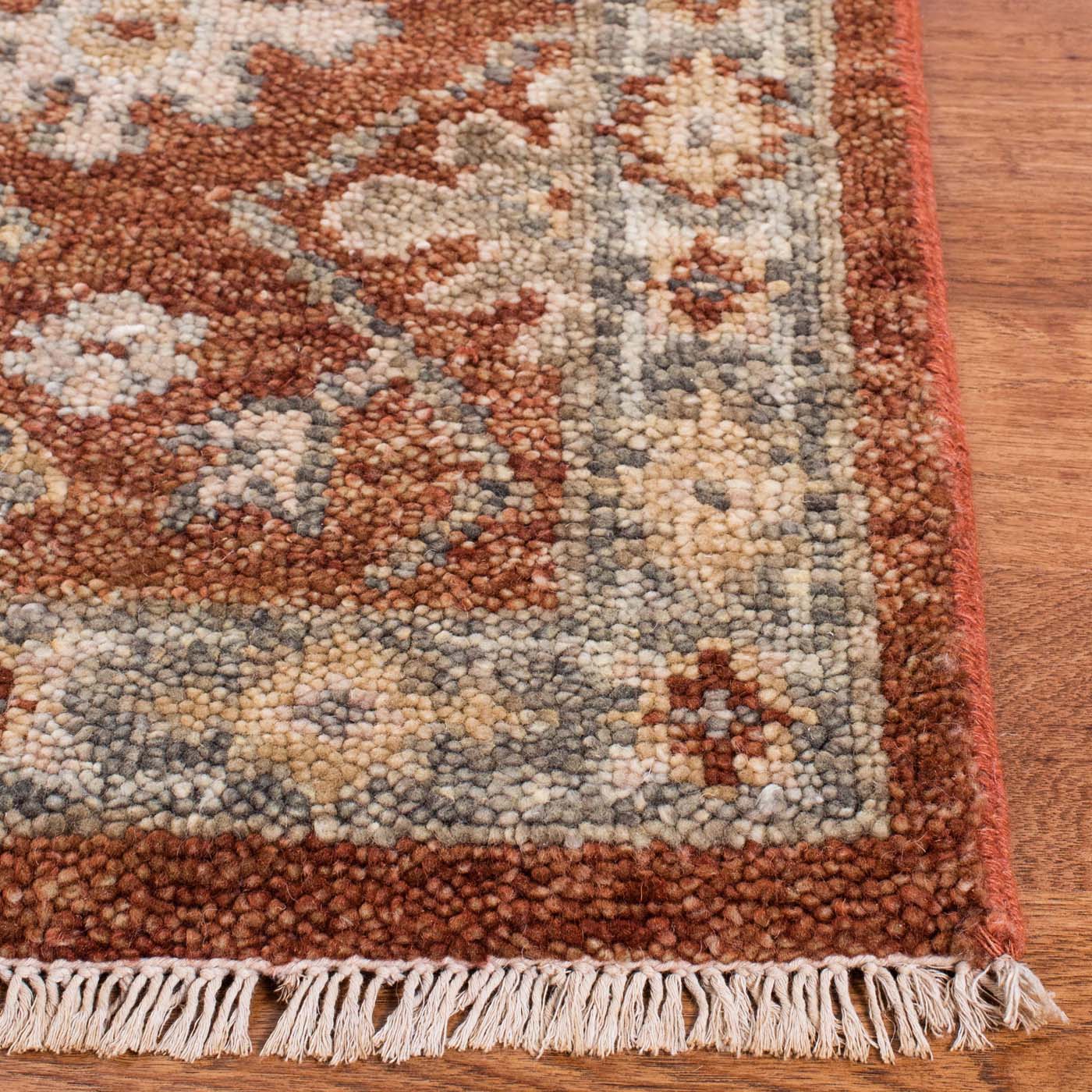 Safavieh Samarkand 115 Rug, SRK115 - Rust / Grey