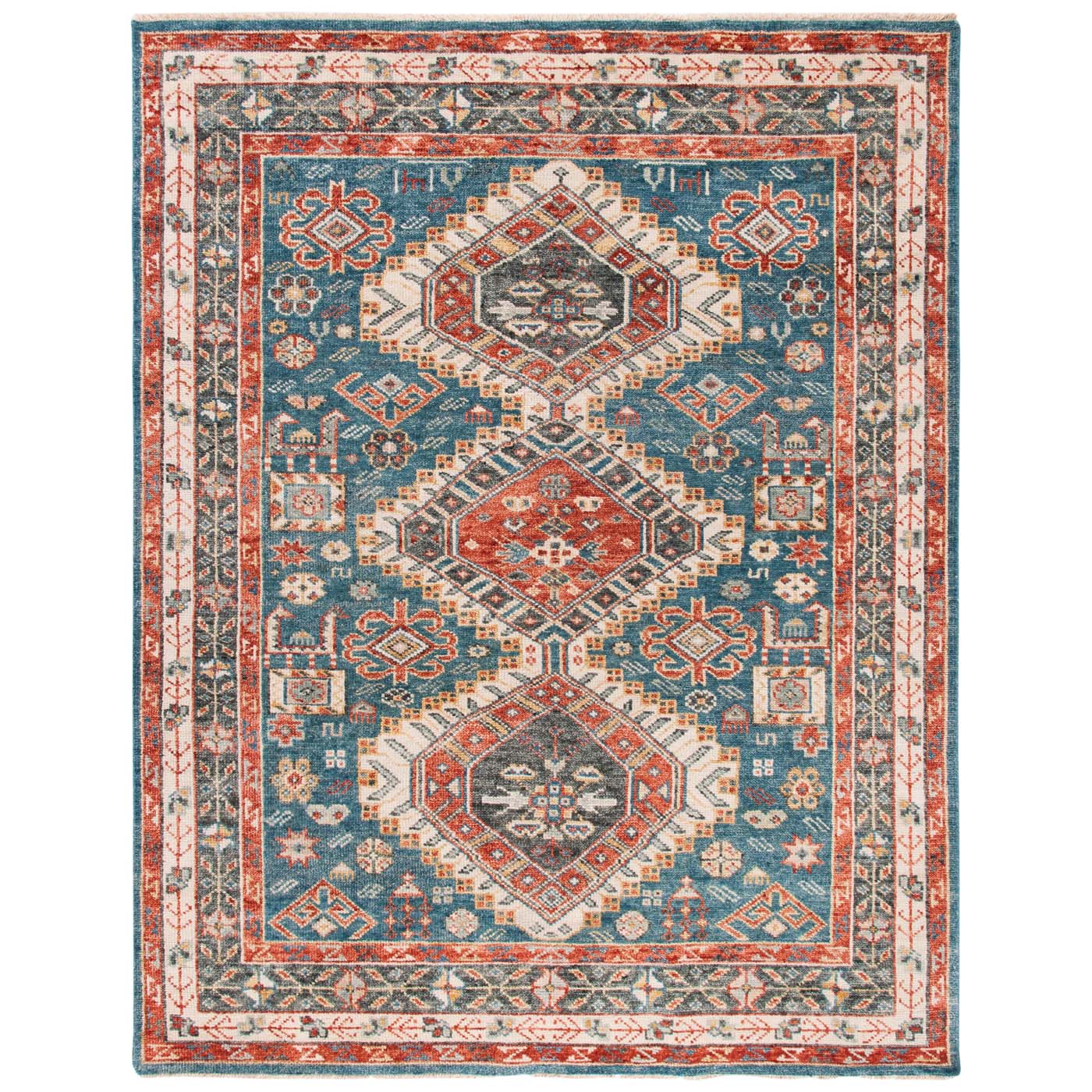 Safavieh Samarkand 118 Rug, SRK118 - Blue / Red