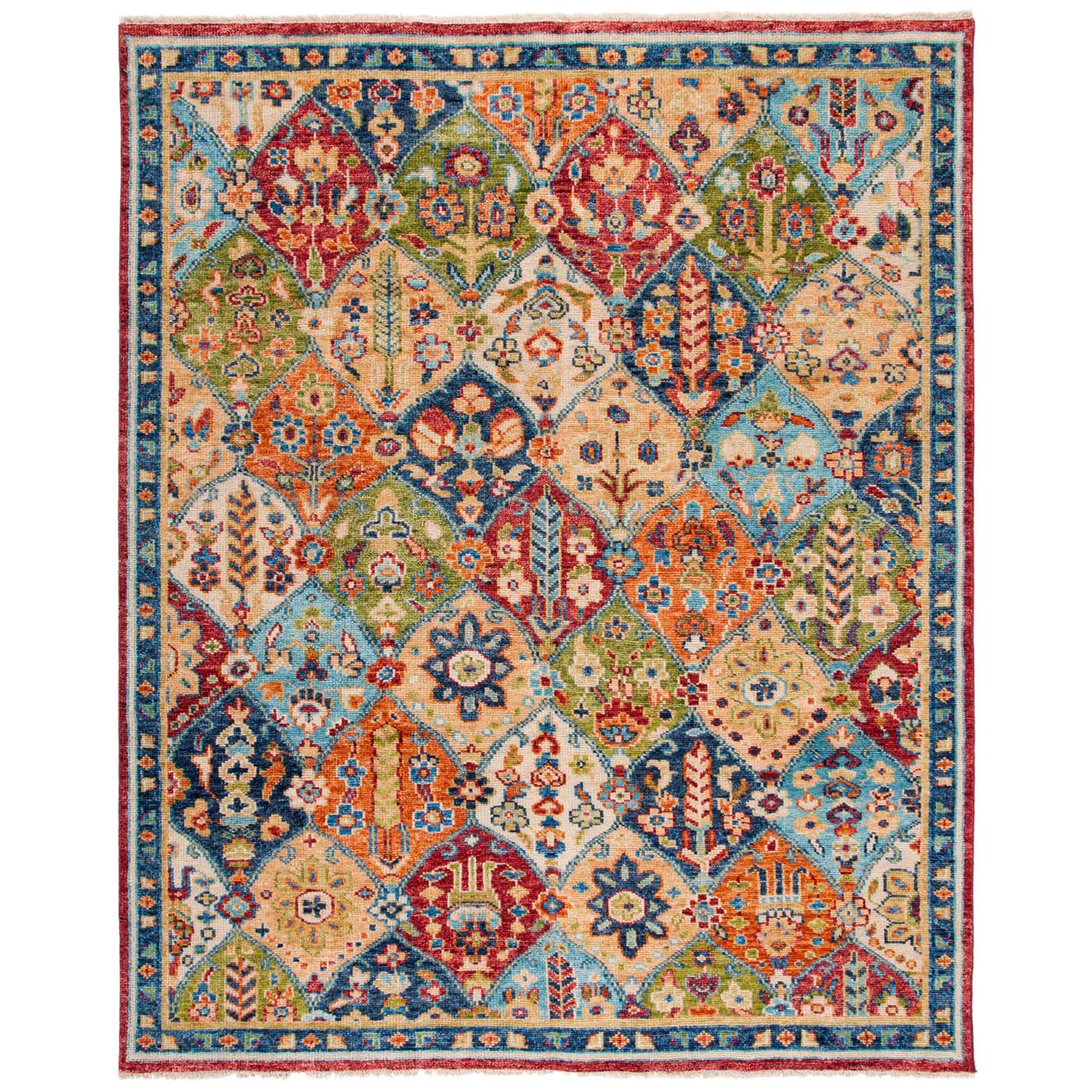 Safavieh Samarkand 123 Rug, SRK123 - Blue / Red