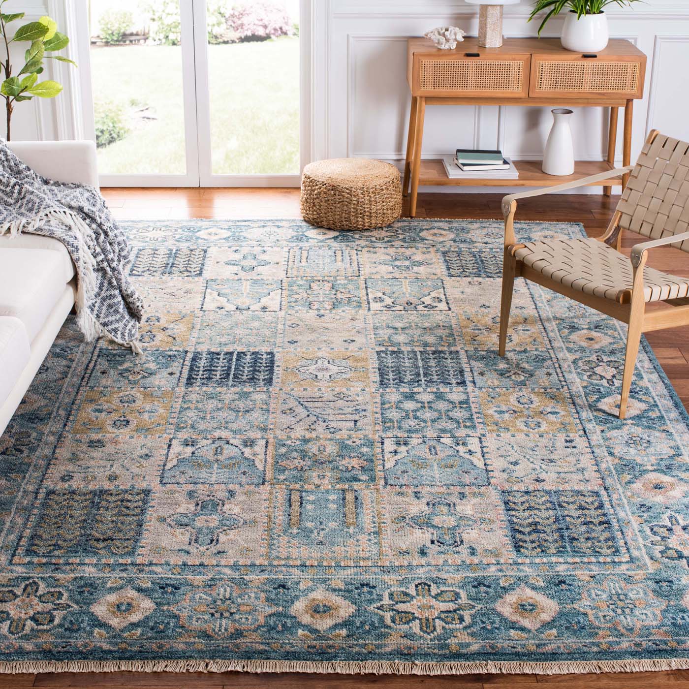 Safavieh Samarkand 124 Rug, SRK124 - Blue / Beige