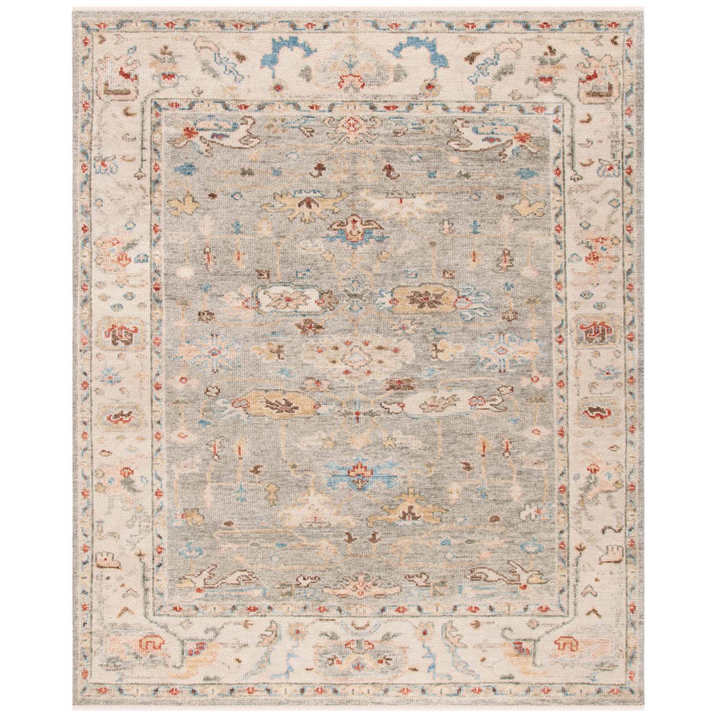 Safavieh Samarkand 144 Rug, SRK144 - Grey / Ivory