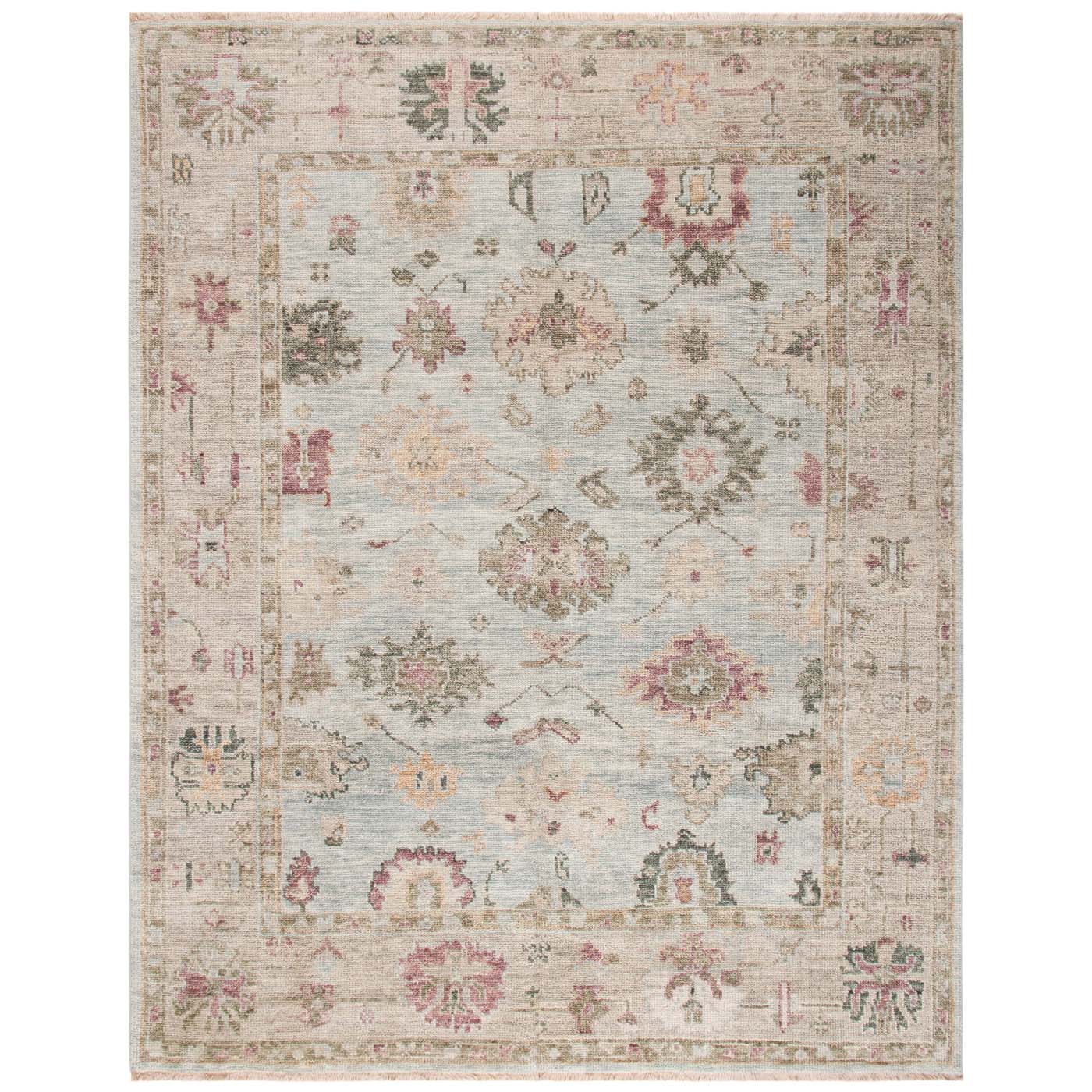 Safavieh Samarkand 163 Rug, SRK163 - Light Blue / Sage