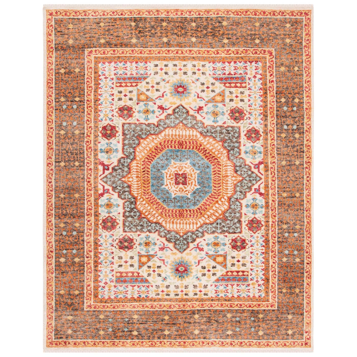 Safavieh Samarkand 165 Rug, SRK165 - Beige / Charcoal