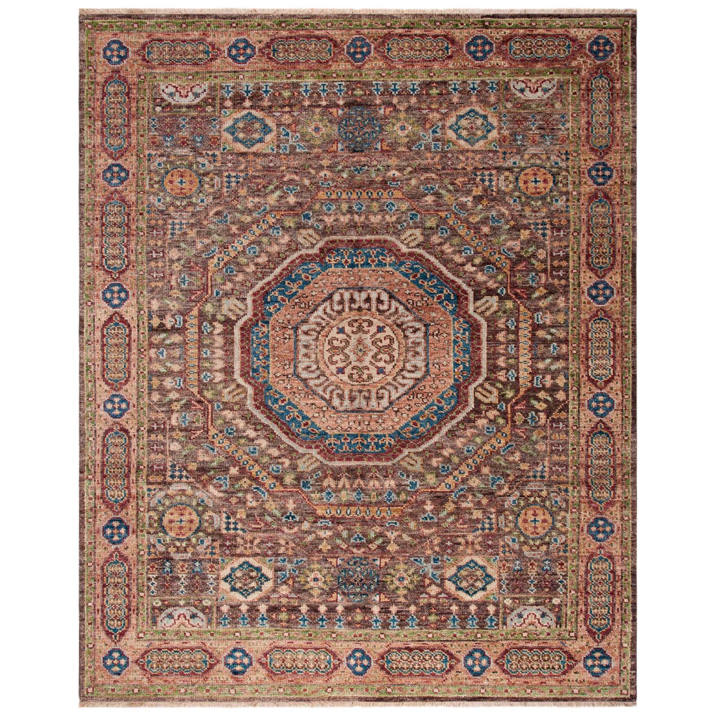 Safavieh Samarkand 167 Rug, SRK167 - Brown / Rust