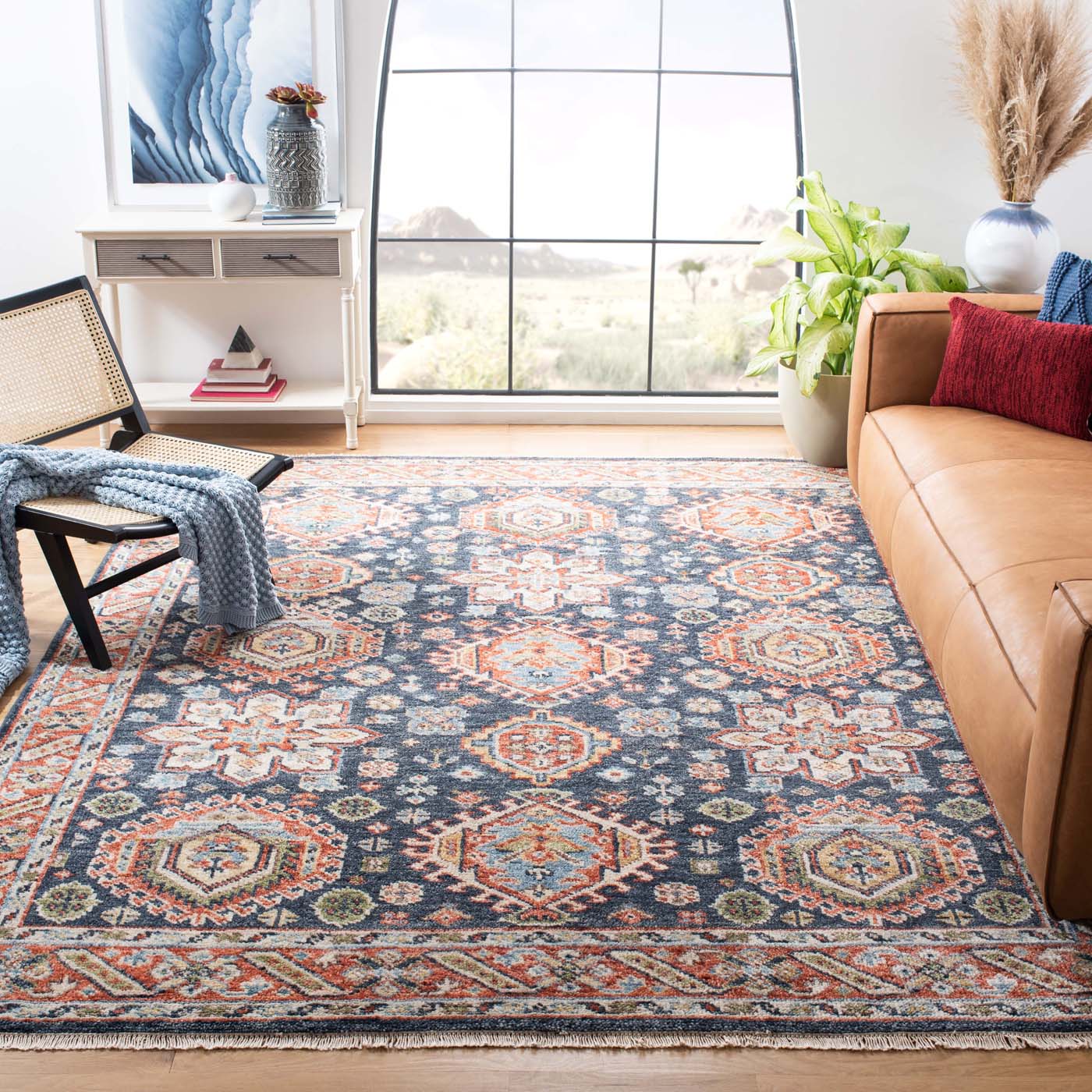 Safavieh Samarkand 172 Rug, SRK172 - Red / Blue