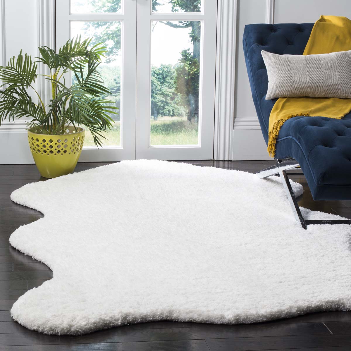 Safavieh Sheep Shag 101 Rug, SSG101 - Ivory