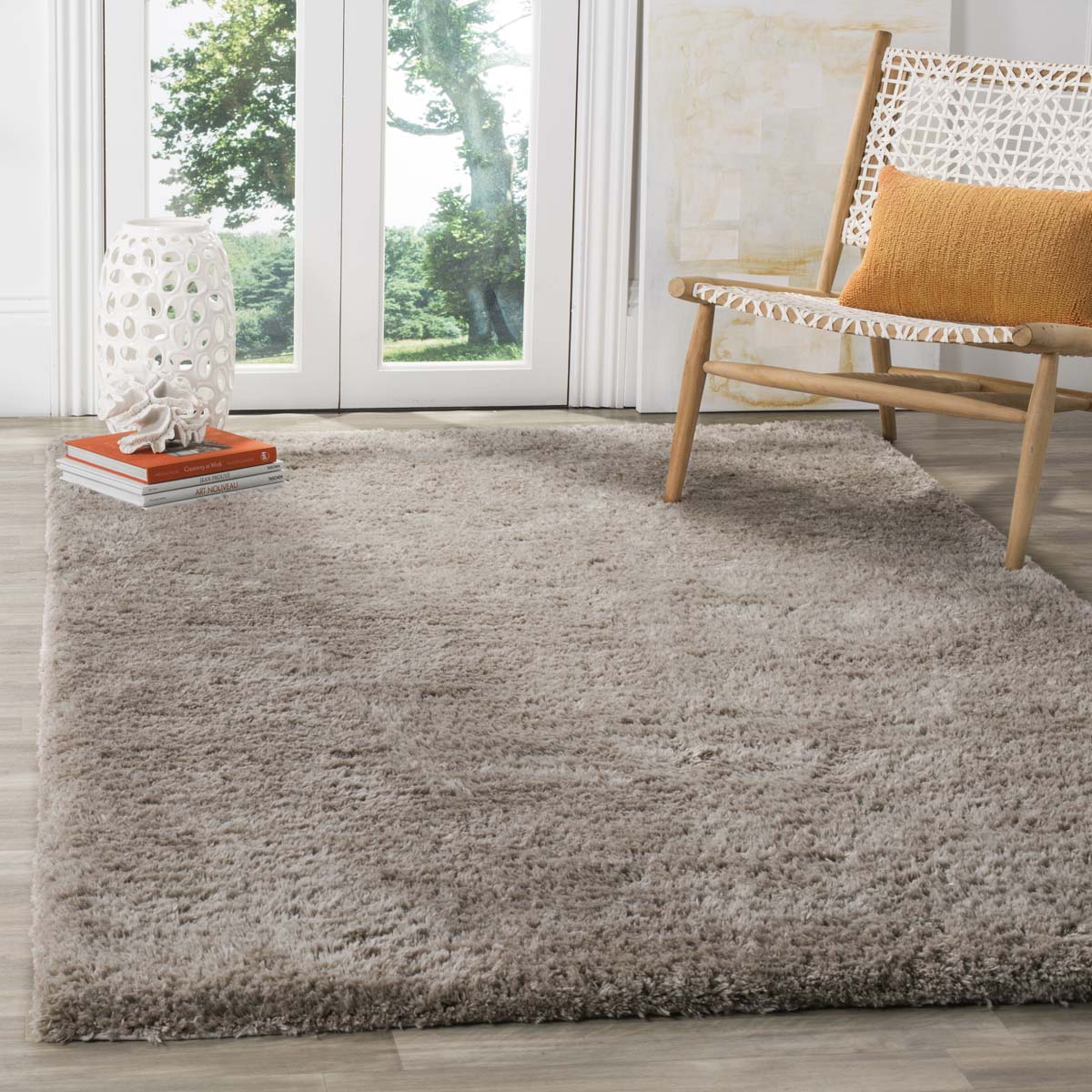 Safavieh Sheep Shag 120 Rug, SSG120 - Silver