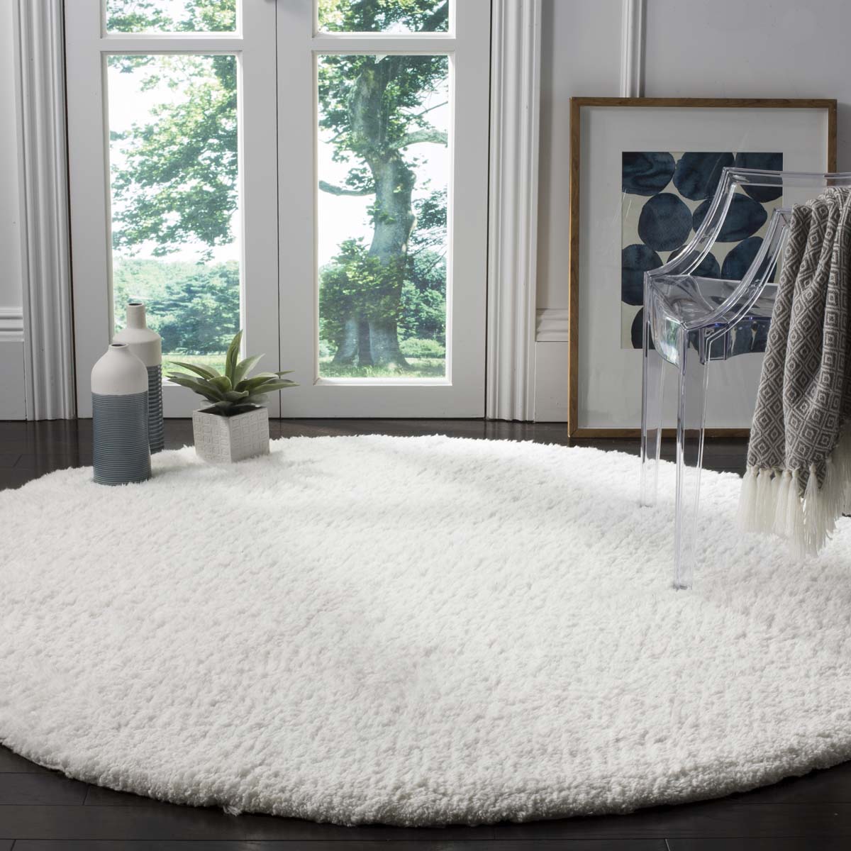 Safavieh Sheep Shag 120 Rug, SSG120 - Ivory