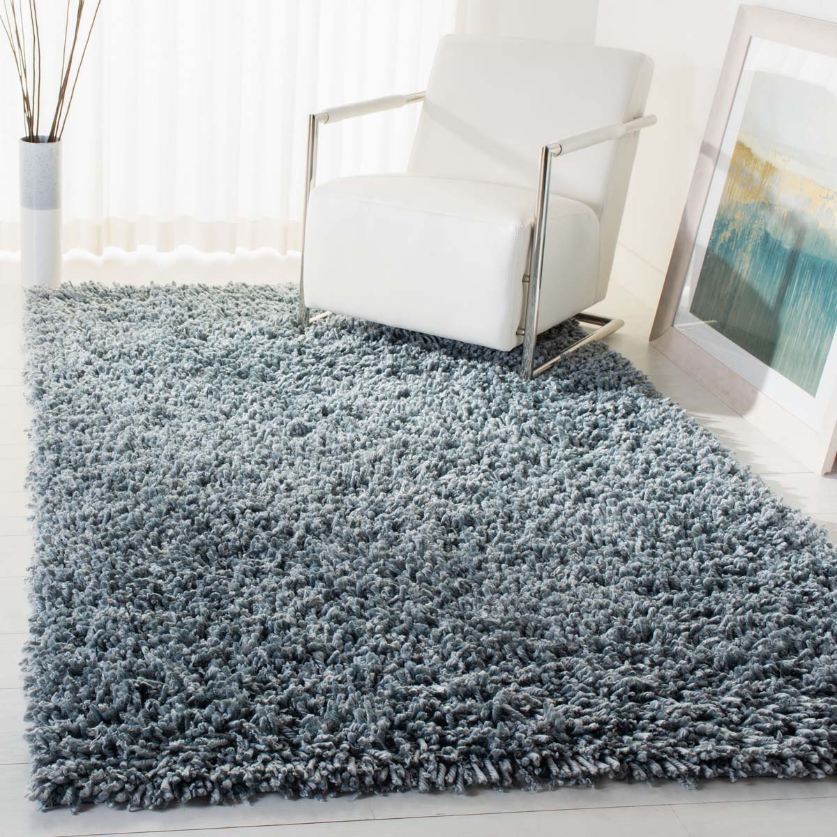 Safavieh Sheep Shag 212 Rug, SSG212 - Aqua