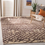 Safavieh Santa Fe 427 Rug, STF427 - Beige / Dark Grey