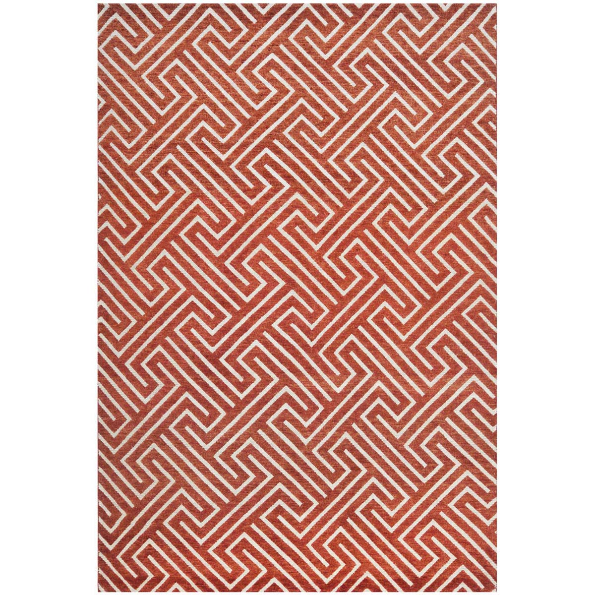 Safavieh Santa Fe 535 Rug, STF535 - Rust / Silver